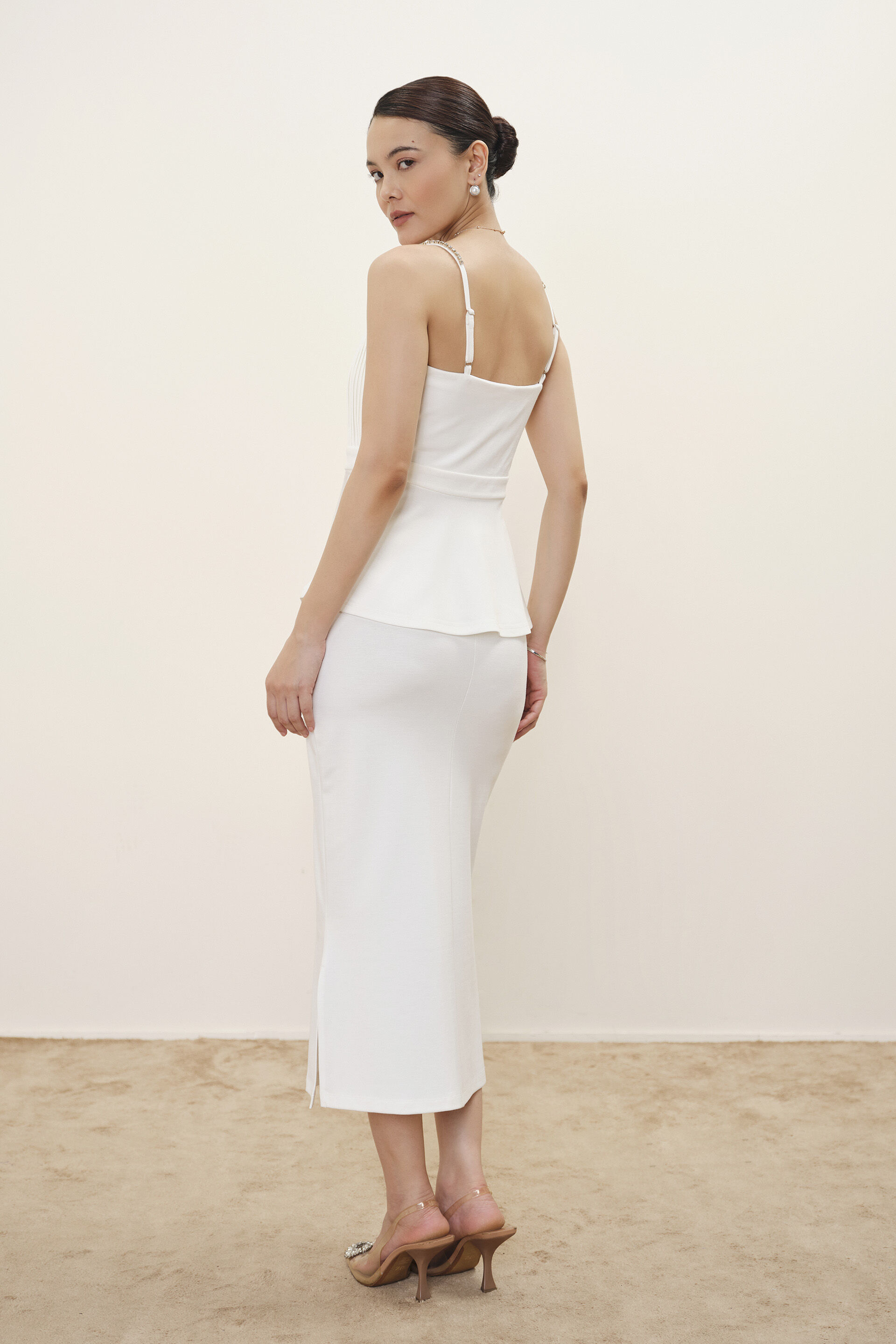 Jacinta White Top, White, image 5